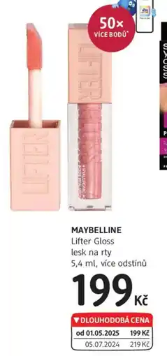 dm drogerie MAYBELLINE Lifter Gloss lesk na rty nabídka