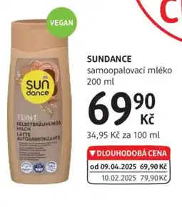 dm drogerie SUNDANCE nabídka