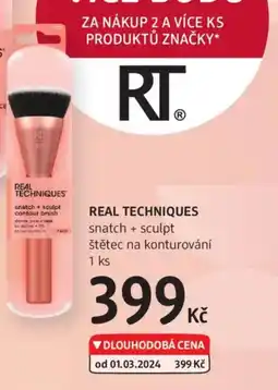 dm drogerie REAL TECHNIQUES nabídka