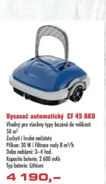 Uni Hobby Vysavač automatický CF 45 AKU nabídka
