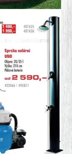 Uni Hobby Sprcha solární UNO nabídka