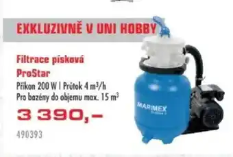 Uni Hobby Filtrace písková ProStar nabídka