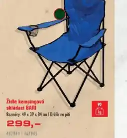 Uni Hobby Židle kempingová skládací BARI nabídka