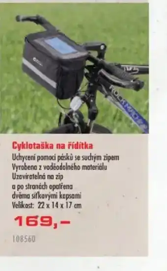 Uni Hobby Cyklotaška na řídítka nabídka