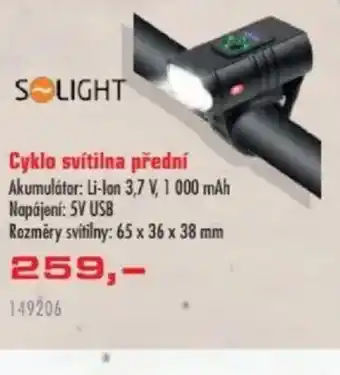 Uni Hobby Cyklo svítilna přední nabídka
