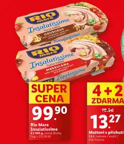 Lidl Rio mare insalatissime nabídka