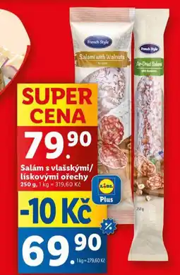 Lidl Salám s lískovými ořechy nabídka