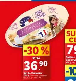 Lidl Sýr le crémeux nabídka