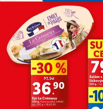 Lidl Sýr le crémeux nabídka