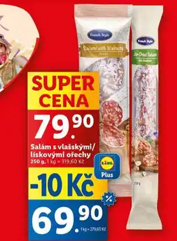 Lidl Salám s vlašskými ořechy nabídka