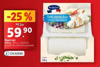 Lidl Kozí sýr nabídka