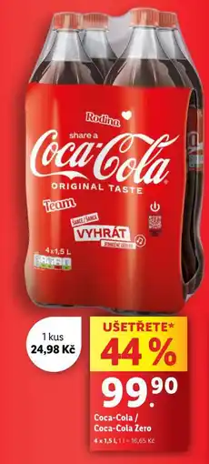 Lidl Coca-cola zero nabídka