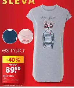 Lidl Noční košile nabídka