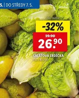 Lidl Salátová srdíčka nabídka