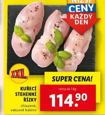 Lidl Kuřecí stehenní řízky nabídka