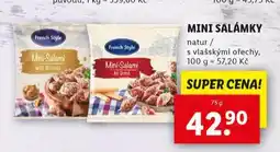 Lidl Mini salámky nabídka