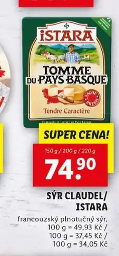 Lidl Sýr claudel nabídka