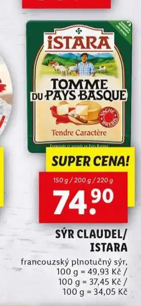 Lidl Sýr claudel nabídka