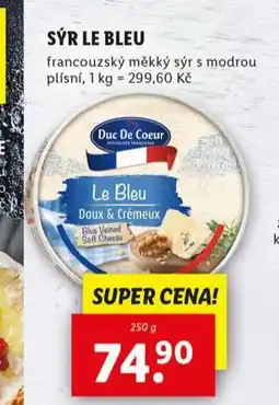 Lidl Sýr le bleu nabídka