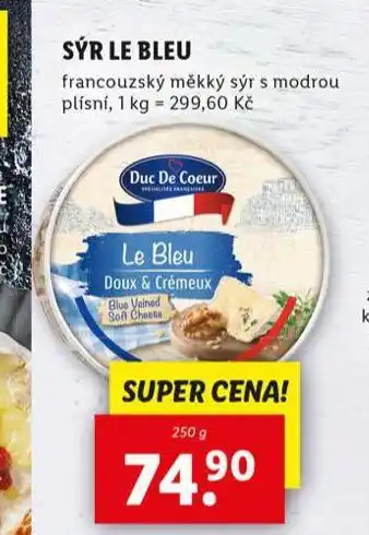 Lidl Sýr le bleu nabídka
