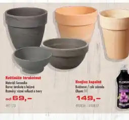 Uni Hobby Květináče terakotové Materiál: keramika Barva: terakota a béžová Rozměry: různé velkosti a tvary nabídka