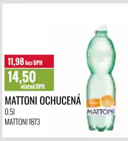 Ratio MATTONI Ochucená nabídka