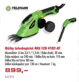 Uni Hobby Nůžky teleskopické AKU FZN 4102-AT nabídka