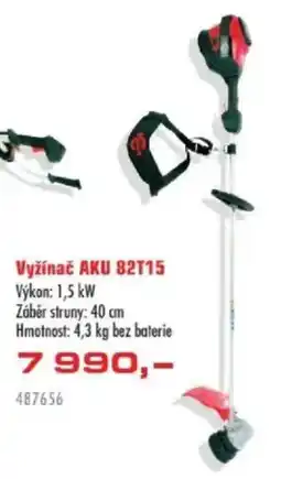 Uni Hobby Vyžínač AKU 82T15 Výkon: 1,5 kW nabídka