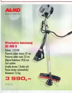 Uni Hobby Křovinořez benzinový BC 400 B nabídka