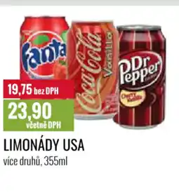 Ratio Limonády USA nabídka