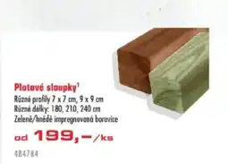 Uni Hobby Plotové sloupky nabídka
