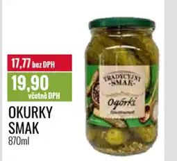 Ratio Okurky Smak nabídka
