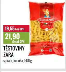 Ratio Těstoviny Zara nabídka