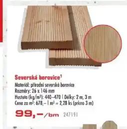 Uni Hobby Severská borovice¹ nabídka