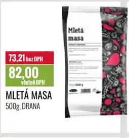 Ratio Mletá masa nabídka