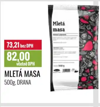 Ratio Mletá masa nabídka