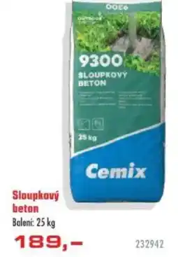 Uni Hobby Sloupkový beton Balení: nabídka