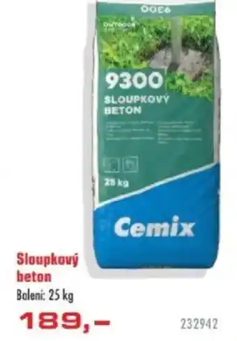 Uni Hobby Sloupkový beton Balení: nabídka