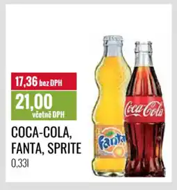 Ratio COCA-COLA, FANTA, SPRITE nabídka