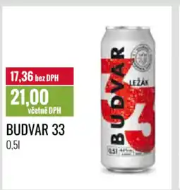 Ratio Budvar 33 nabídka