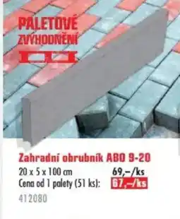 Uni Hobby Zahradní obrubník ABO 9-20 nabídka