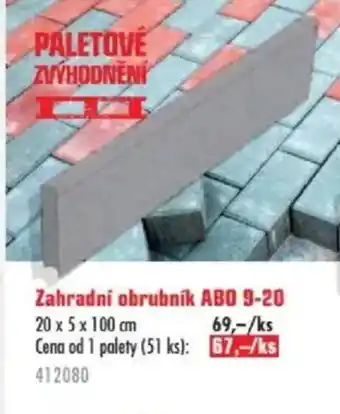 Uni Hobby Zahradní obrubník ABO 9-20 nabídka