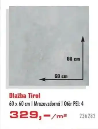 Uni Hobby Dlažba Tirol nabídka
