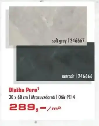 Uni Hobby Dlažba Pure¹ nabídka