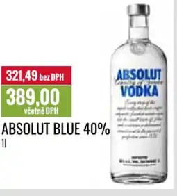 Ratio Absolut Blue 40% nabídka