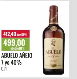 Ratio Abuelo Añejo 7 yo 40% nabídka