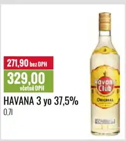 Ratio Havana 3 yo 37,5% nabídka