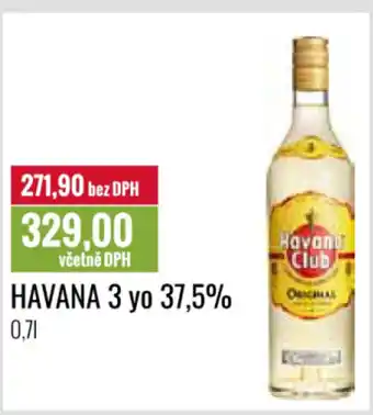 Ratio Havana 3 yo 37,5% nabídka