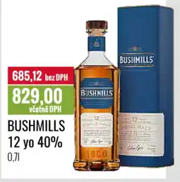 Ratio Bushmills 12 yo 40% nabídka