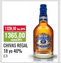 Ratio CHIVAS Regal 18 yo 40% nabídka